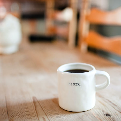 Growth written on cup